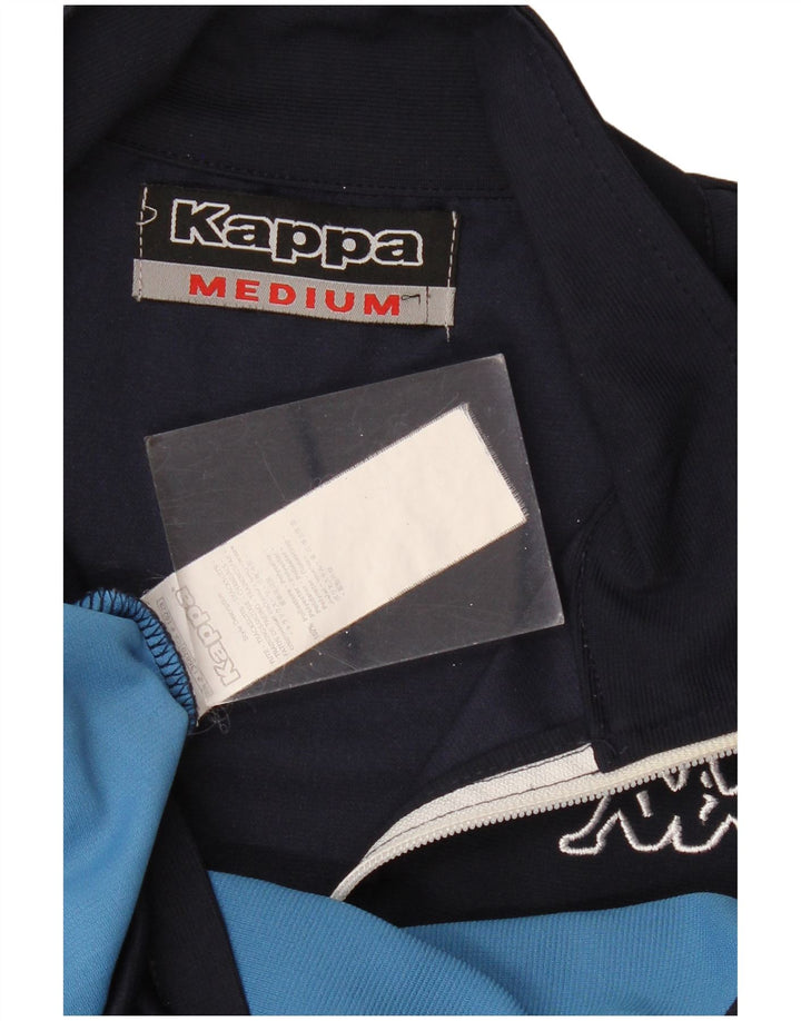 KAPPA Chaqueta de chándal para mujer UK 40 Medium Azul marino Colorblock