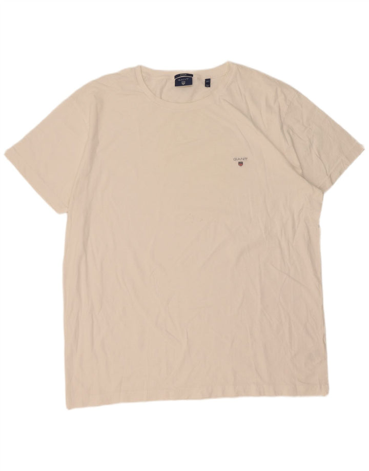 Gant Camiseta Regular Fit para Hombre Top 3XL Algodón Blanco