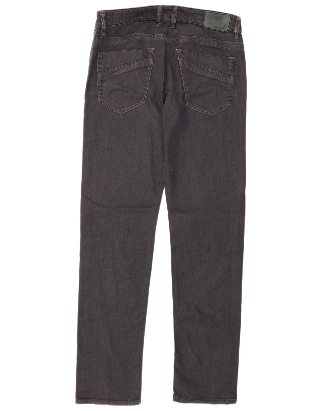 Diesel Vaqueros rectos elásticos Bhetto para hombre W33 L34 Algodón negro