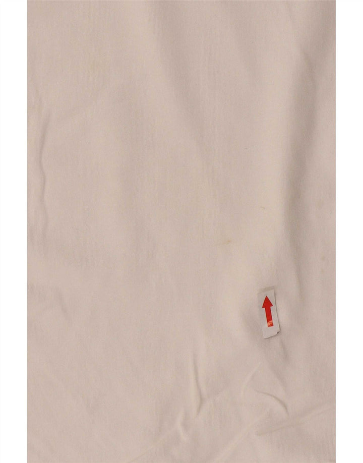 Levi's Camiseta para mujer Top UK 12 Medium White Cotton