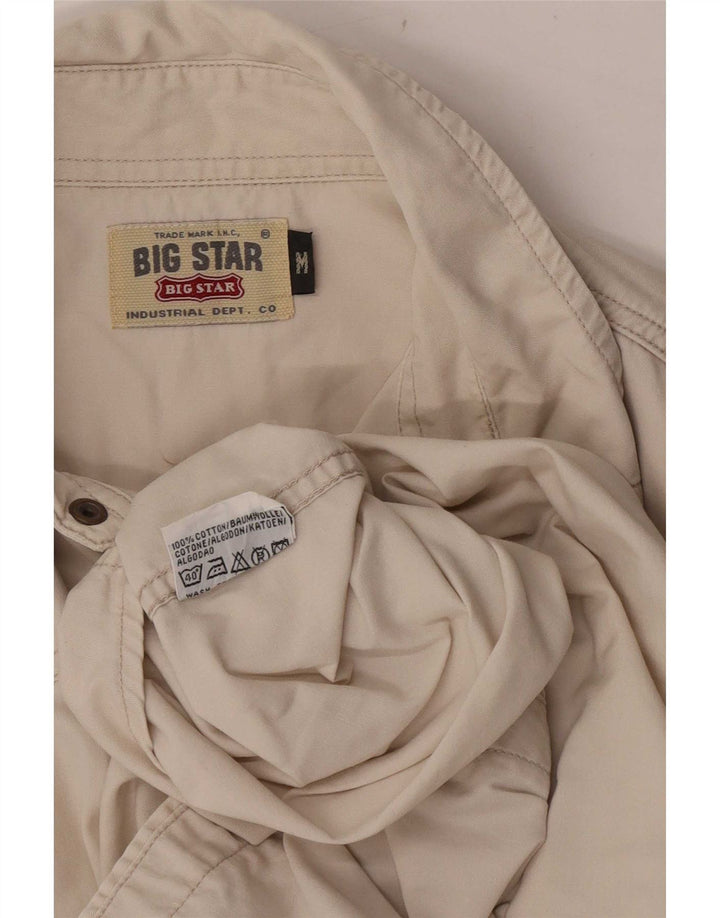 Camisa Western Hombre Big Star Algodón Beige Medio