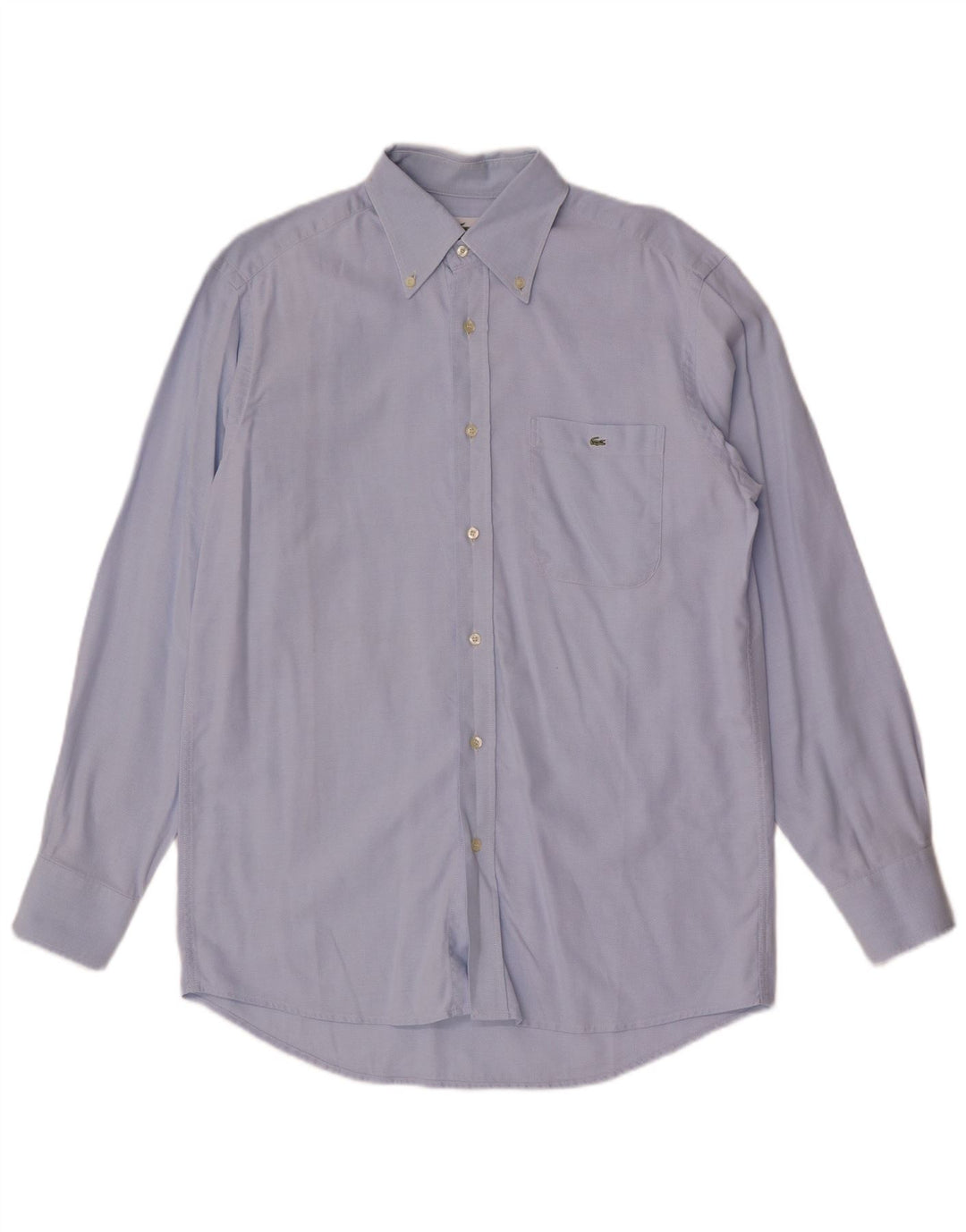 Camisa Lacoste Hombre Talla 40 Azul Medio