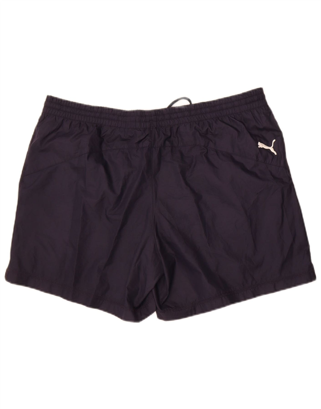 Puma Bañador con gráfico para hombre, talla grande, poliéster color block en azul marino