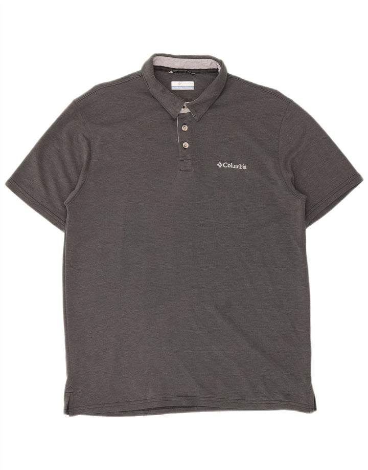 Columbia Polo para hombre grande gris modal