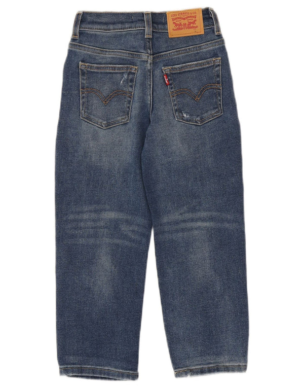 Levi's Vaqueros cónicos de corte holgado para niñas 5-6 años W22 L19 Algodón azul