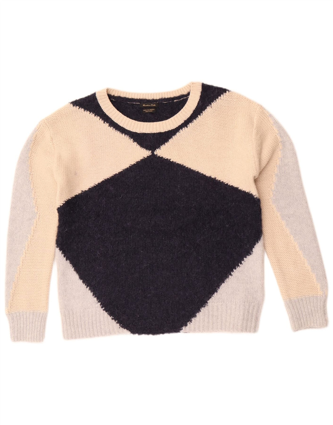 Massimo Dutti Jersey con Cuello Barco para Mujer UK 40 Small Multicolor