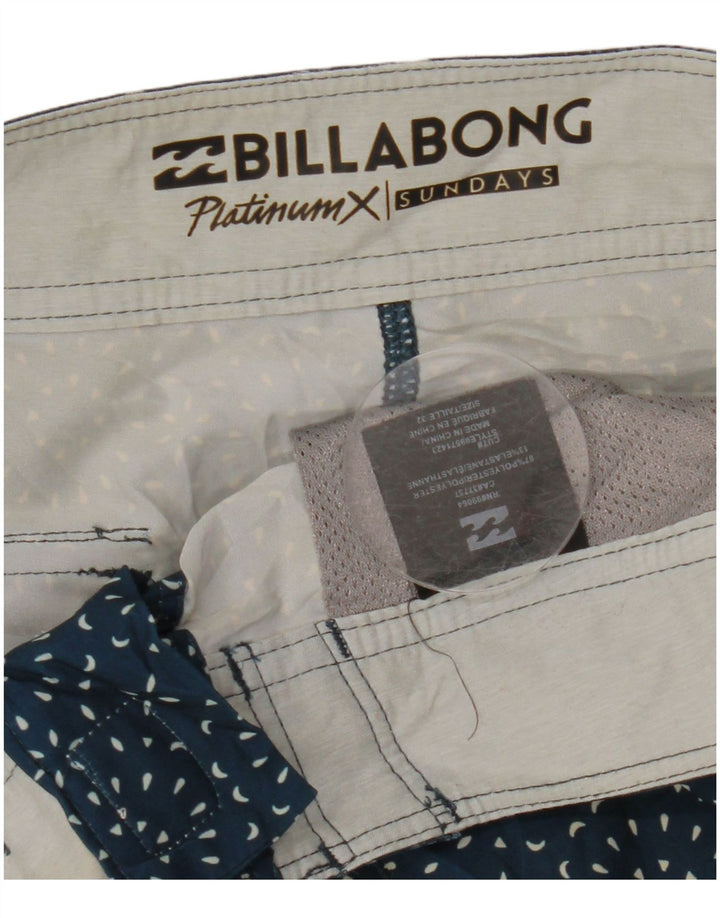 BILLABONG Bañador Hombre Mediano Poliéster Manchado Azul Marino