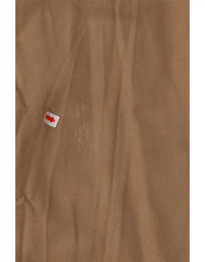 IZOD Pantalón chino recto para hombre W36 L32 Algodón beige