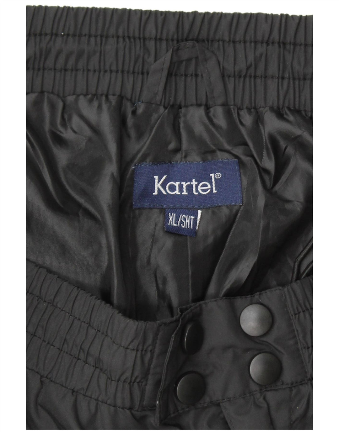 KARTEL Pantalón Impermeable Hombre XL W38 L25 Negro Poliéster