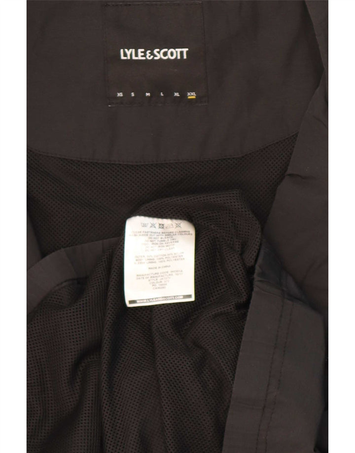 Lyle & Scott Chaqueta Bomber para Hombre UK 44 2XL Algodón Negro