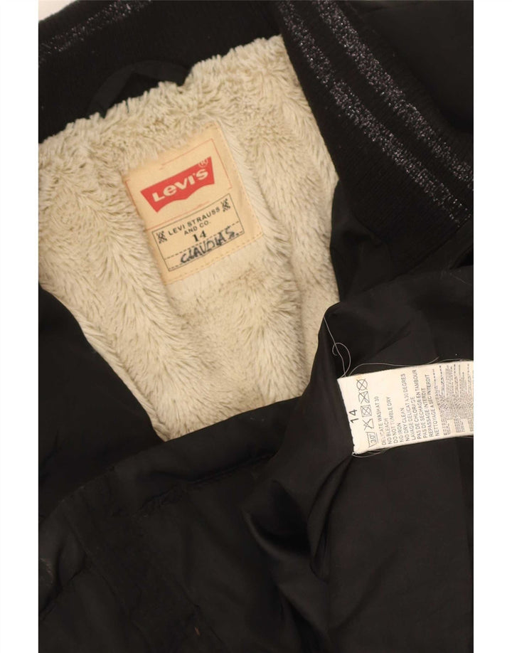 Levi's Chaqueta Acolchada Niña 13-14 Años Negro Poliéster