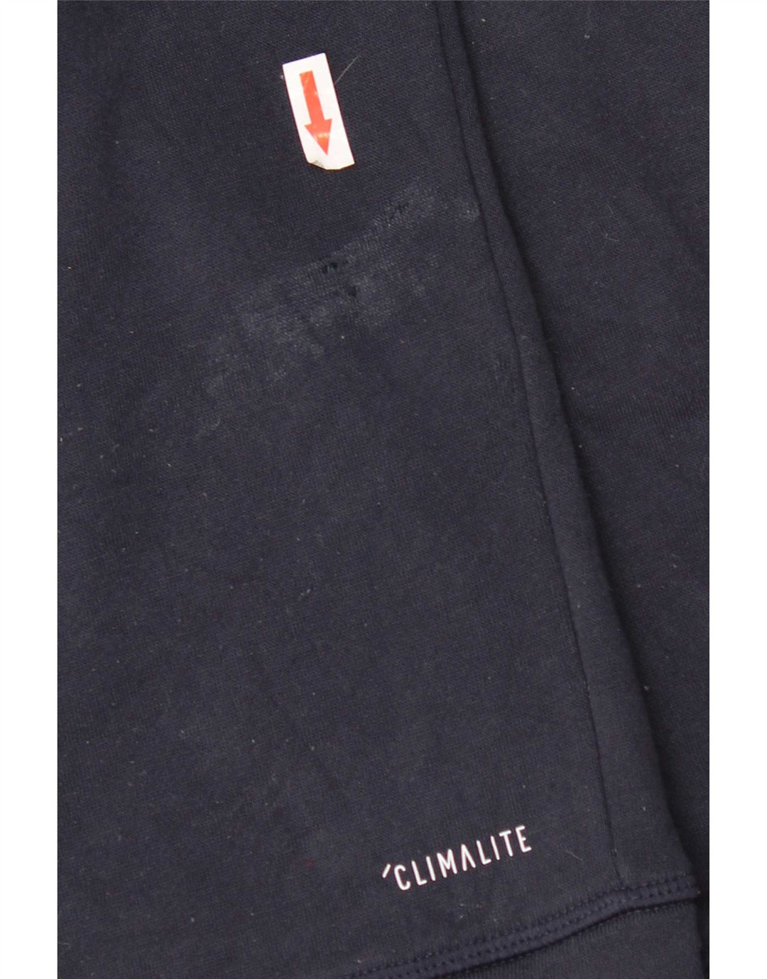 Adidas Mens Climalite Zip Sudadera con capucha Suéter Medio Azul Marino Poliéster