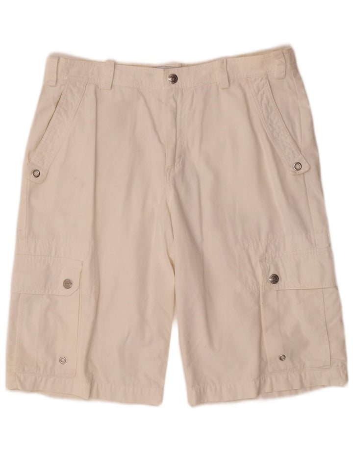 Sergio Tacchini Shorts Cargo Hombre W32 Medio Blanco