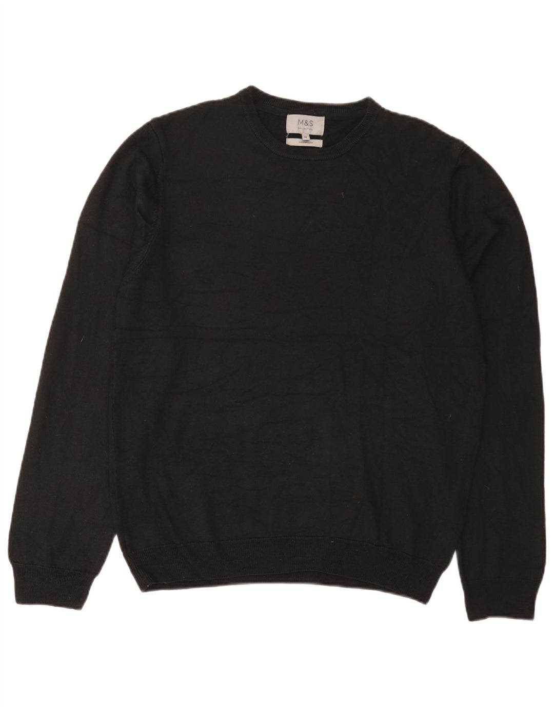 Marks & Spencer Suéter De Cuello Redondo Para Hombre Acrílico Negro Mediano