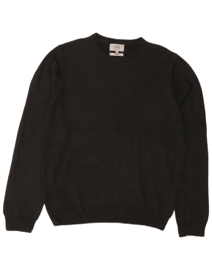 Marks & Spencer Suéter De Cuello Redondo Para Hombre Acrílico Negro Mediano