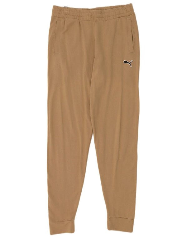 Puma Mujer Chándal Pantalones Joggers UK 40 Medium Beige