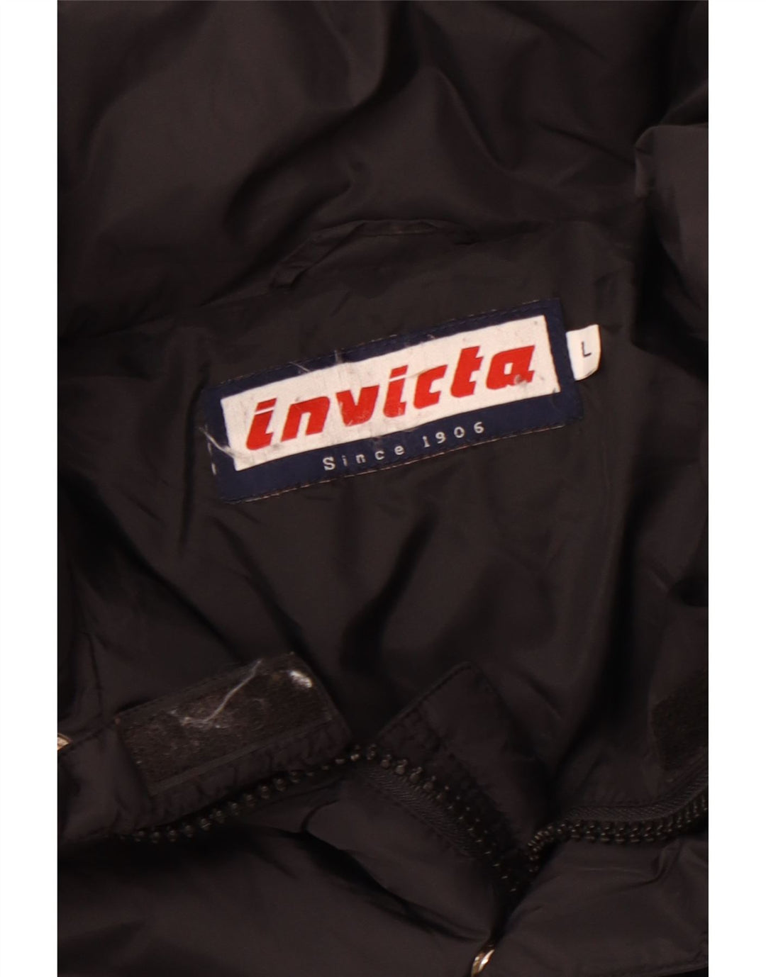 INVICTA Chaqueta acolchada con capucha para hombre UK 40 Large Poliamida negra