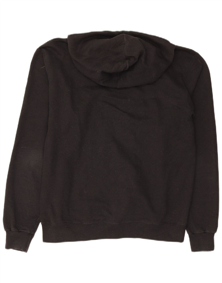 Champion Purdue Graphic Sudadera con capucha para hombre Jersey mediano de algodón negro