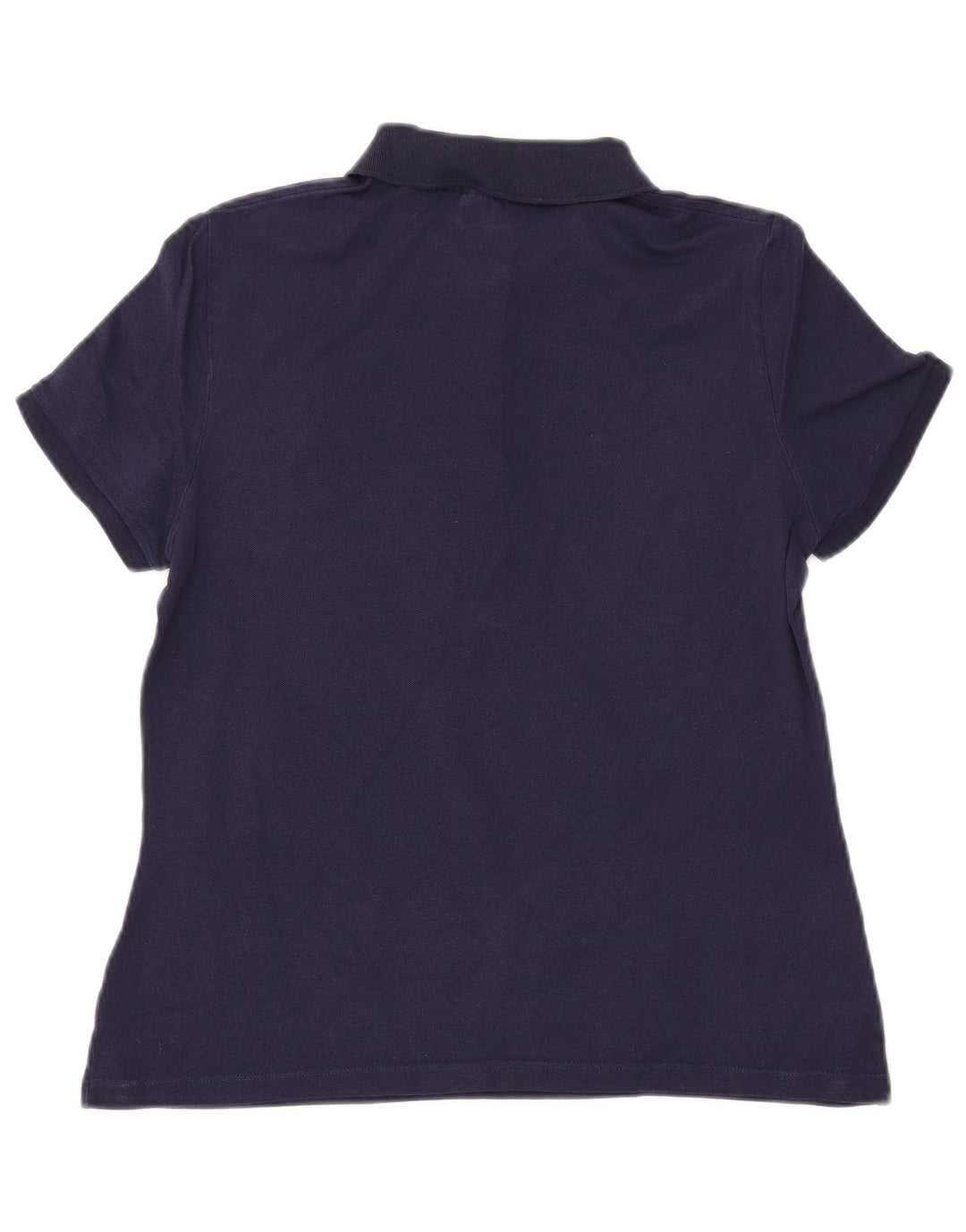 LACOSTE Polo ajustado para mujer talla 42 grande algodón azul marino