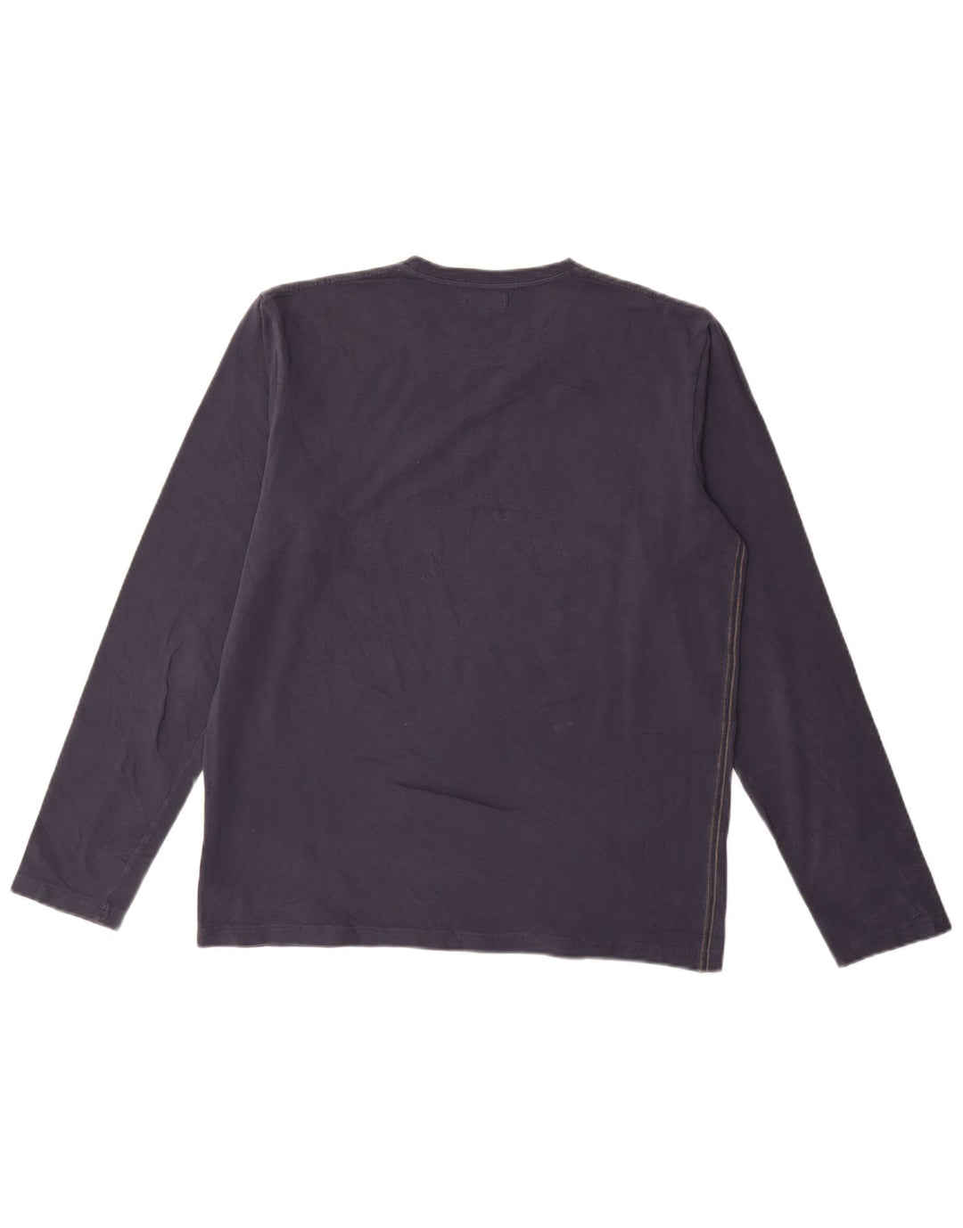 Gaudí Hombre Gráfico Top Manga Larga 2XL Azul Marino Algodón