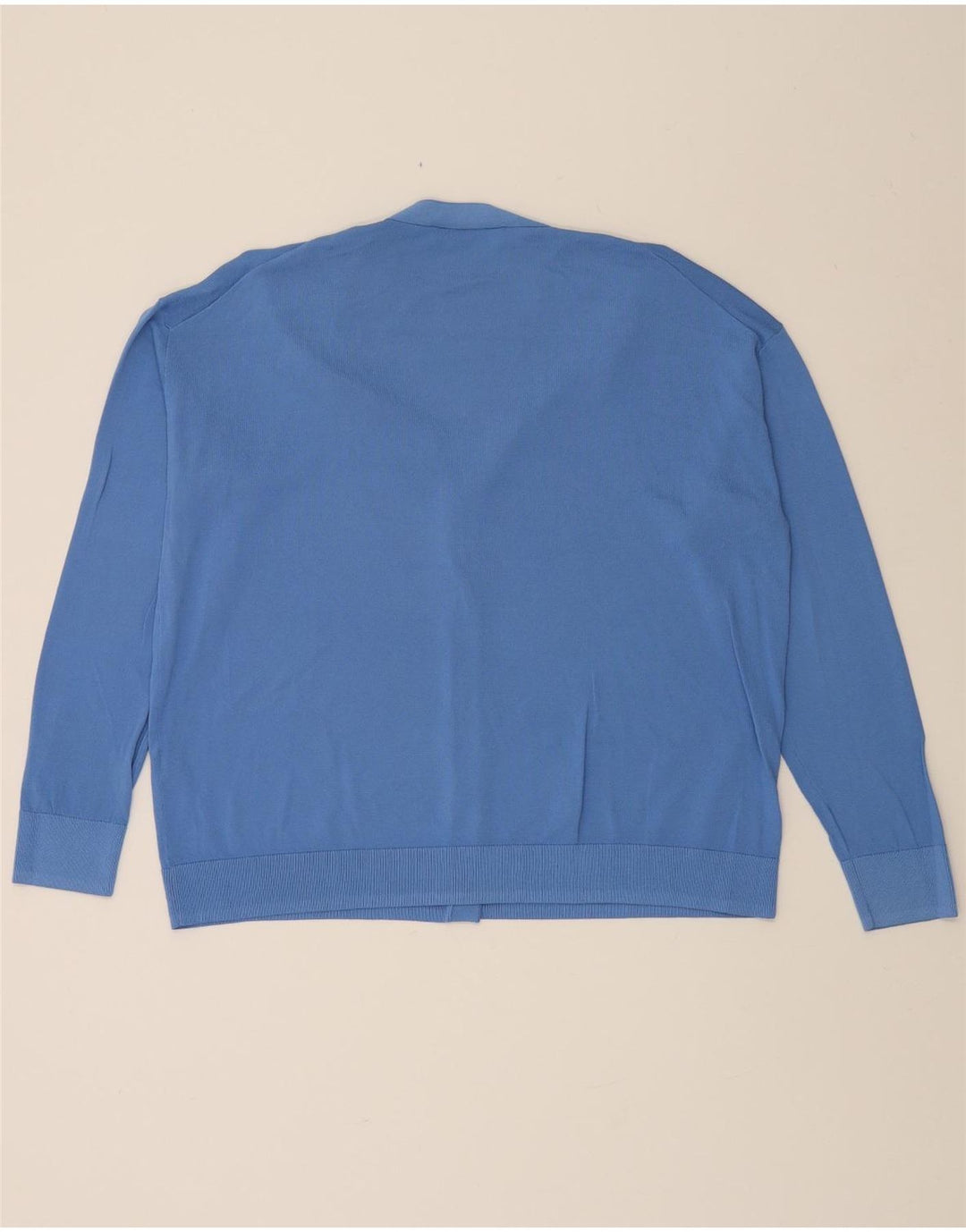 ZARA Womens Cardigan Sweater UK 14 Medium Blue Viscose Vintage Zara and Second-Hand Zara from Messina Hembry 
