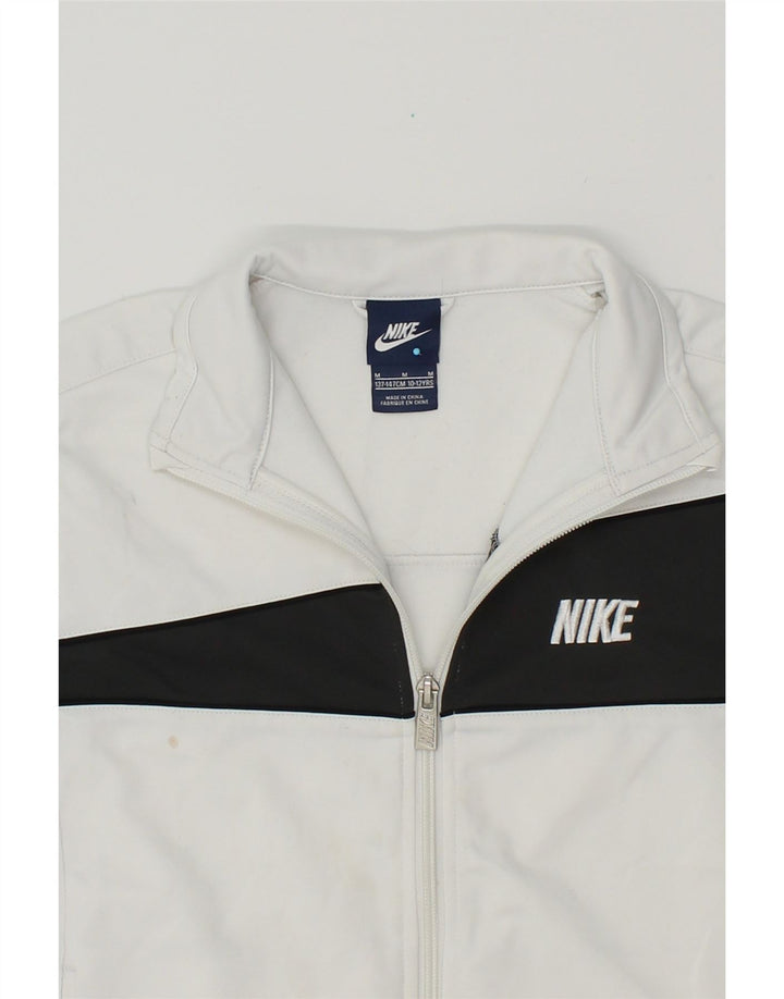 NIKE Chaqueta de chándal para niños 10-11 años Mediana Color Blanco