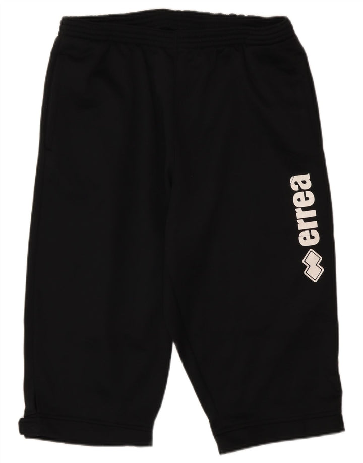 Errea Bermudas gráficas para hombre Pantalones cortos deportivos Poliéster negro mediano