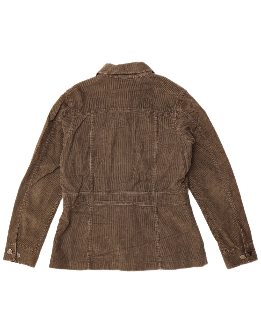 Eddie Bauer Chaqueta de pana holgada para mujer UK 10 Small Khaki Cotton