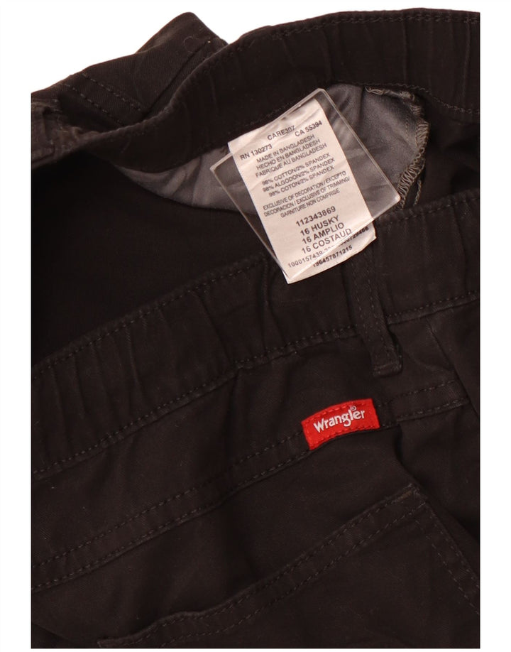 WRANGLER Pantalones cargo para niños Joggers 15-16 años W32 L27 Algodón negro
