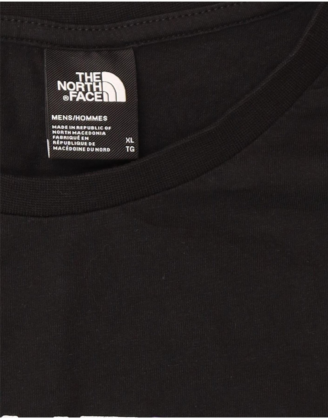 The North Face Camiseta gráfica para hombre Top XL Negro
