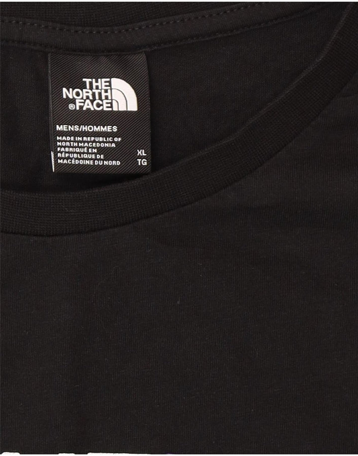The North Face Camiseta gráfica para hombre Top XL Negro