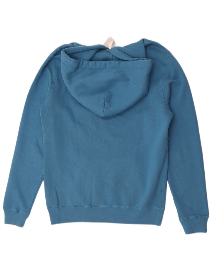 Jack Wills Jersey con capucha gráfica para hombre, talla pequeña, azul