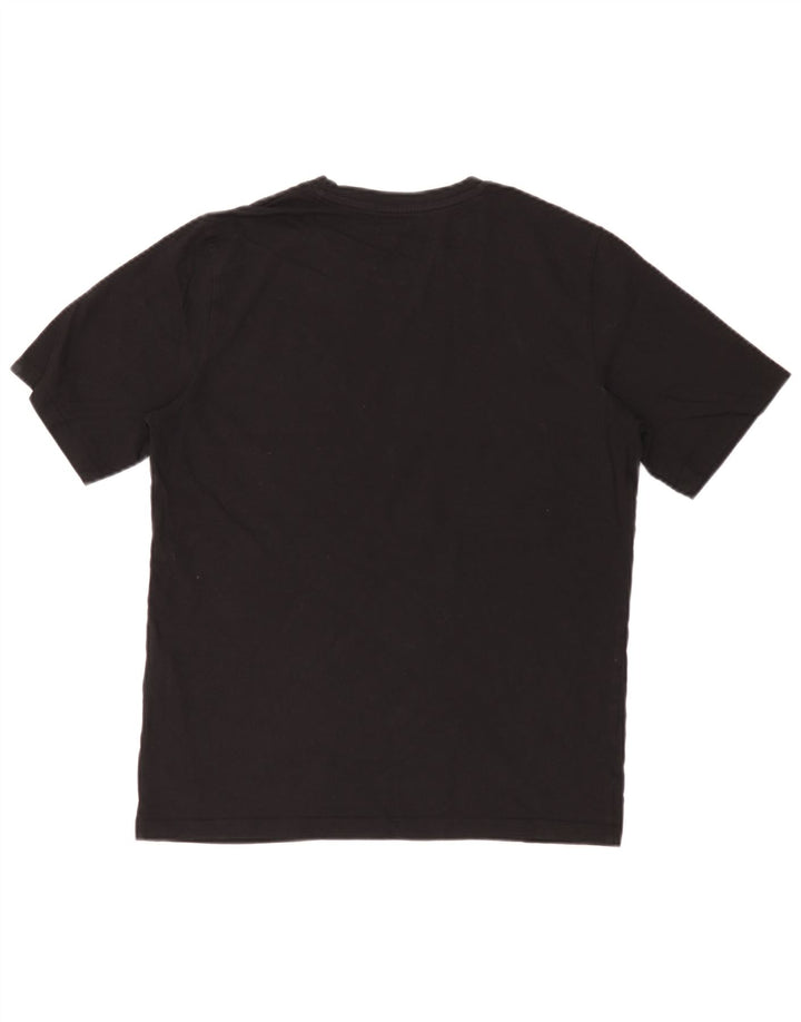 Jack & Jones Hombre Camiseta Top Medium Negro Algodón