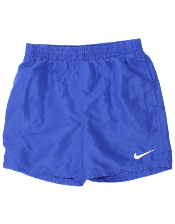 Nike Pantalones cortos deportivos para niños 12-13 años Grande Azul Poliéster