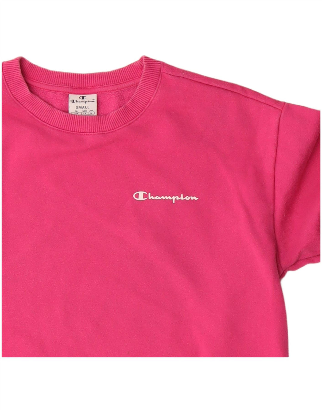 Champion Sudadera extragrande para mujer, talla 10, algodón rosa pequeño