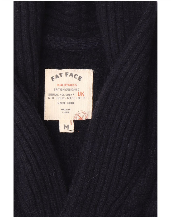 Cárdigan para hombre de Fat Face de lana azul marino medio