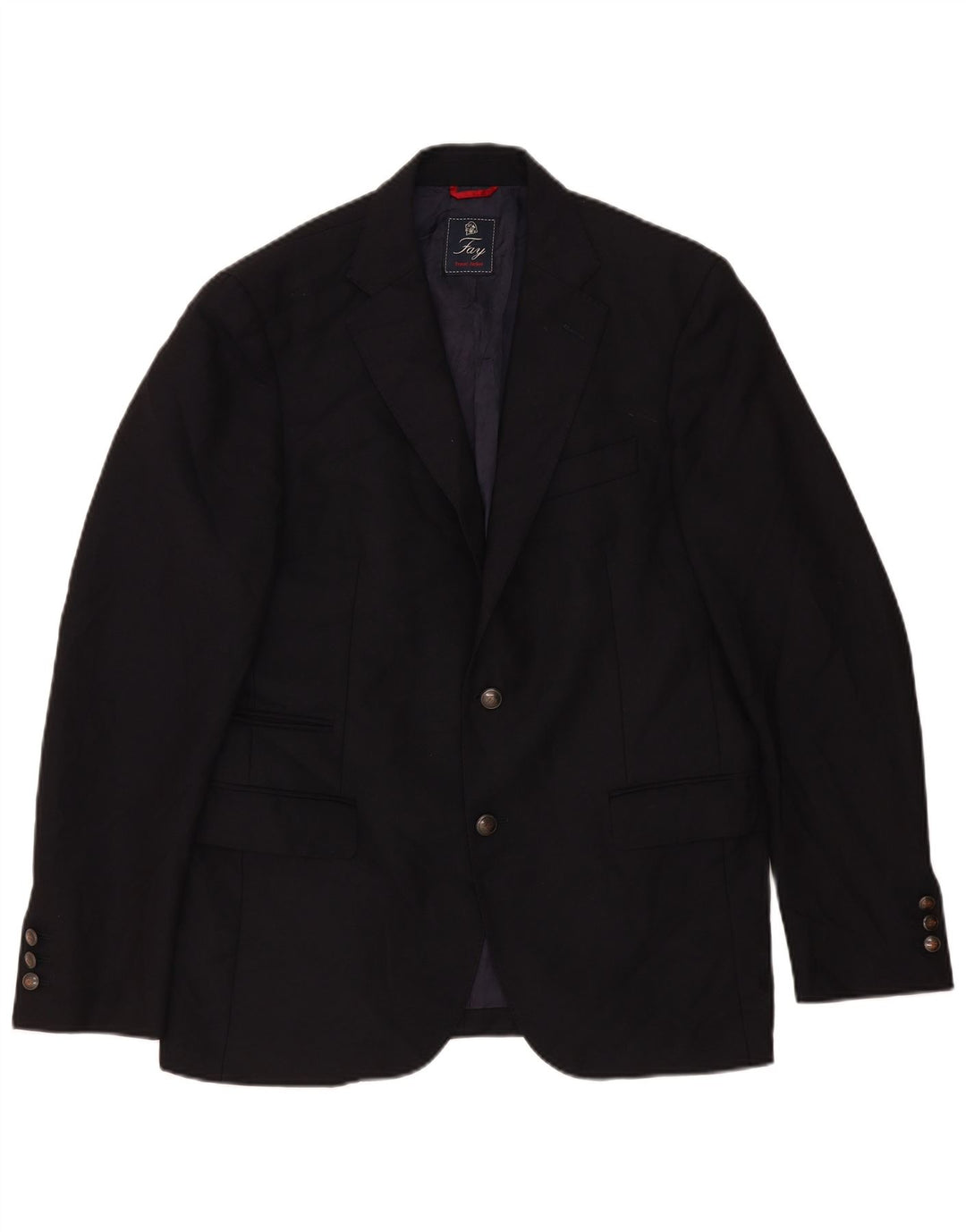 Fay Chaqueta tipo blazer de 2 botones para hombre IT 52 XL Azul marino