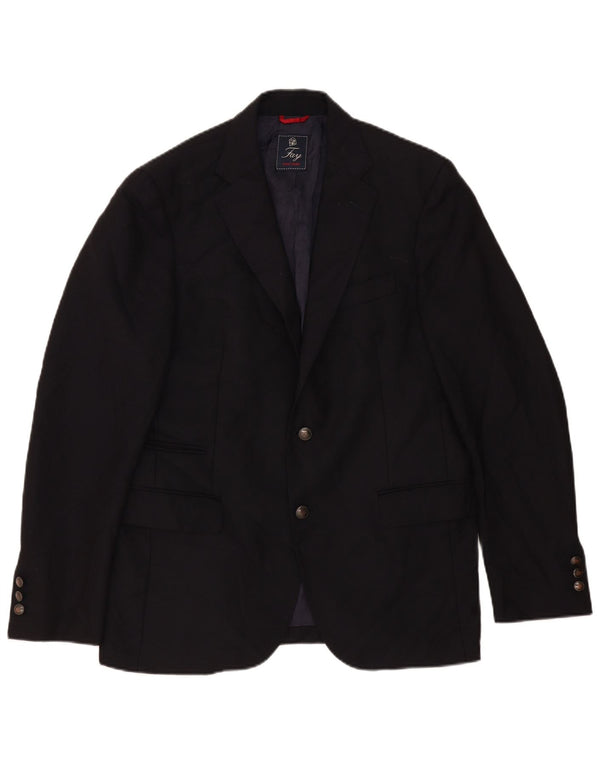 Fay Chaqueta tipo blazer de 2 botones para hombre IT 52 XL Azul marino