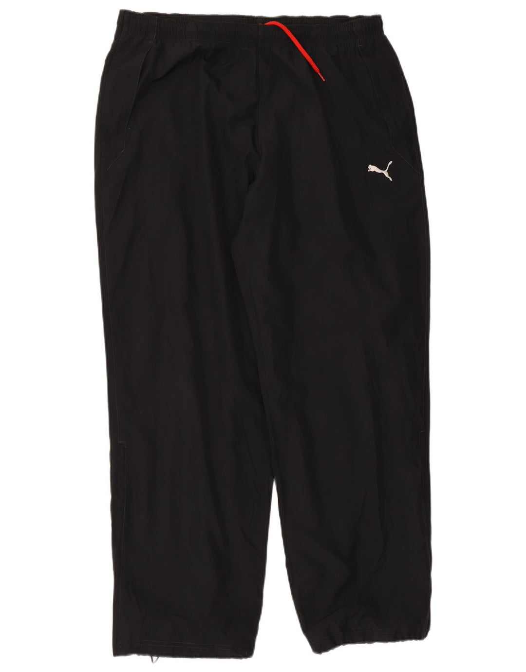 Puma Pantalón De Chándal Para Hombre Grande Negro Nylon Deportes