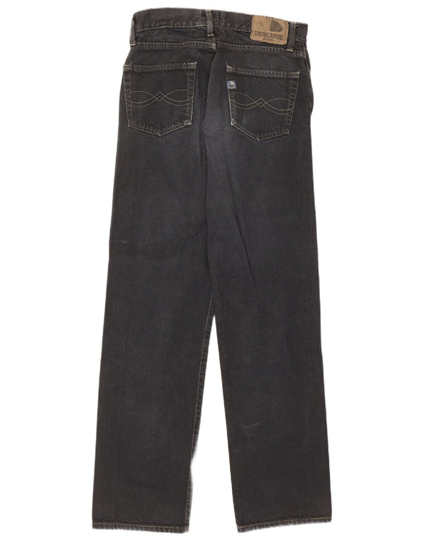 Americanino Vaqueros de cintura alta para hombre W30 L31 Algodón gris