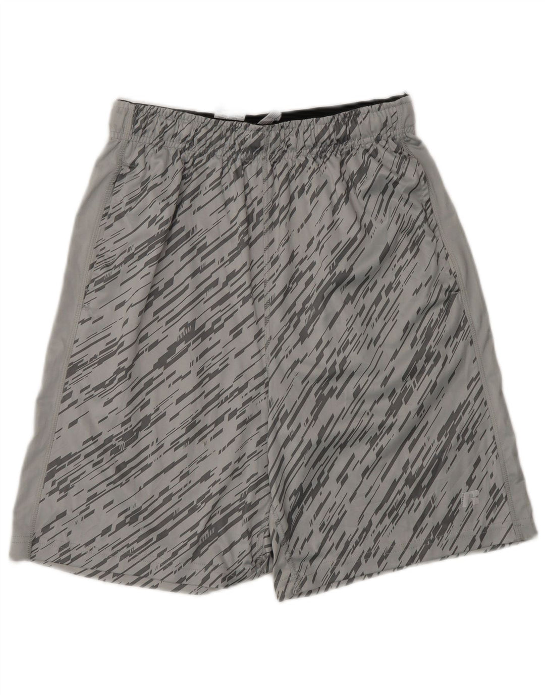 Russell Athletic - Pantalones cortos deportivos para hombre (poliéster moteado), color gris