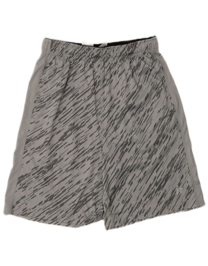 Russell Athletic - Pantalones cortos deportivos para hombre (poliéster moteado), color gris