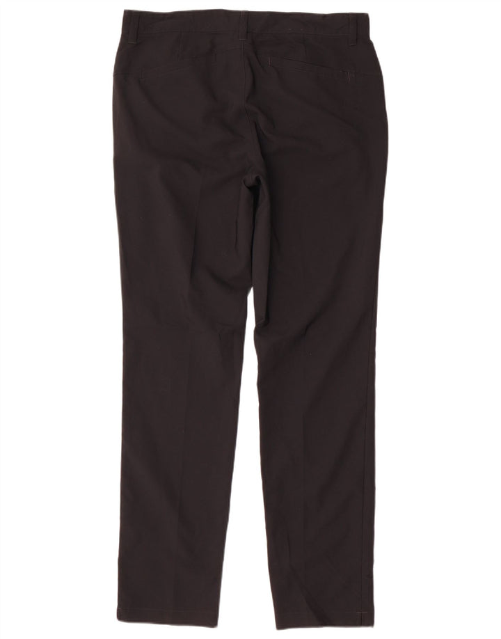 Adidas Pantalones Chinos Slim Para Hombre W32 L32 Poliéster Negro