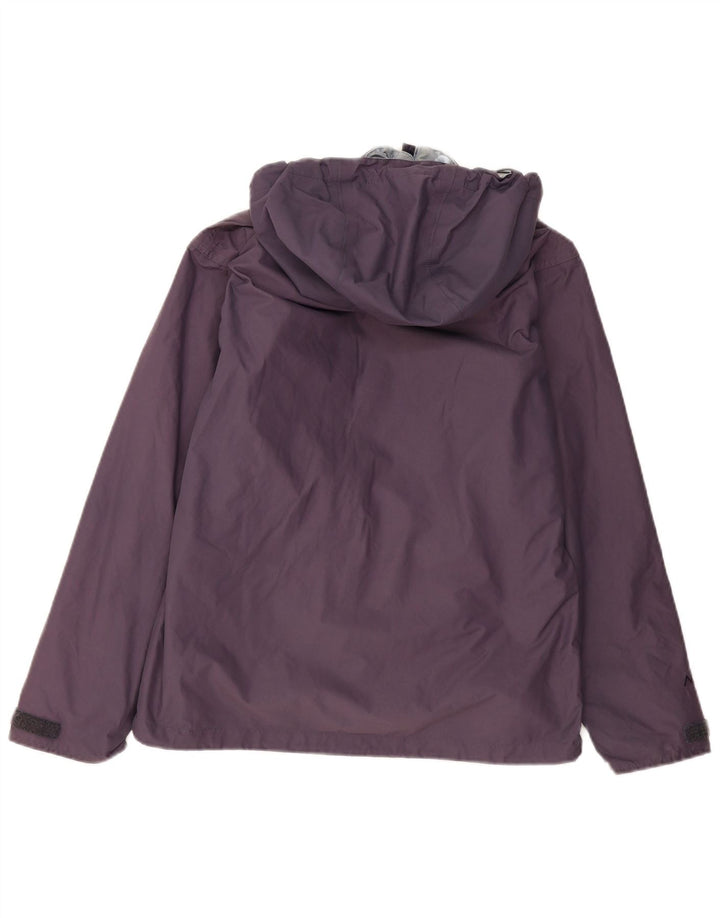 BERGHAUS Chaqueta cortavientos con capucha para mujer UK 42 Medium Purple Nylon