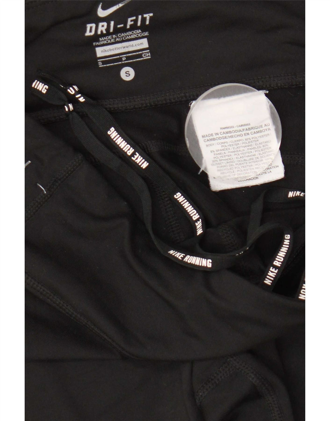 Nike Leggings Dri Fit para mujer UK 10 Small Poliéster negro