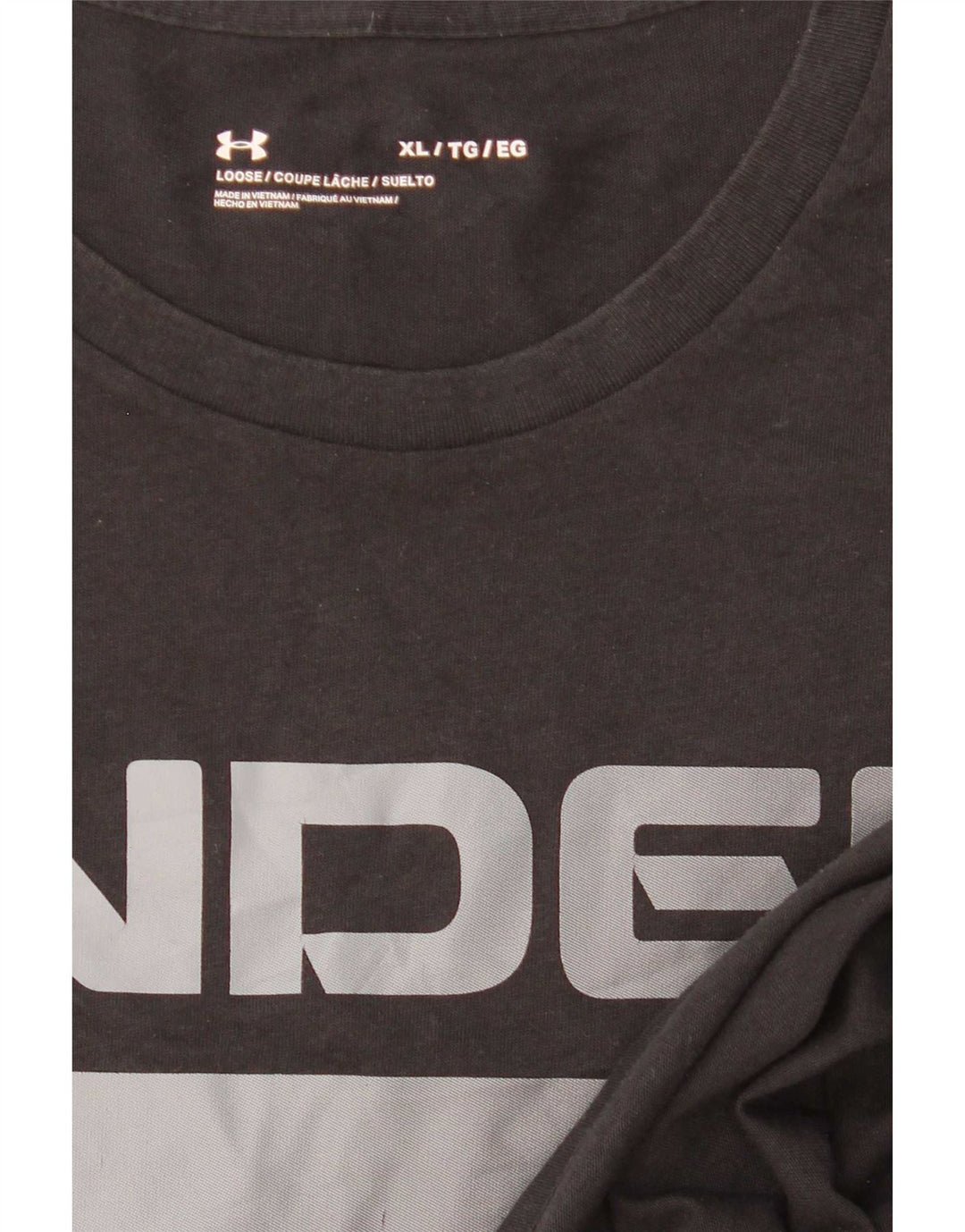Under Armour Camiseta gráfica para hombre Top XL Negro