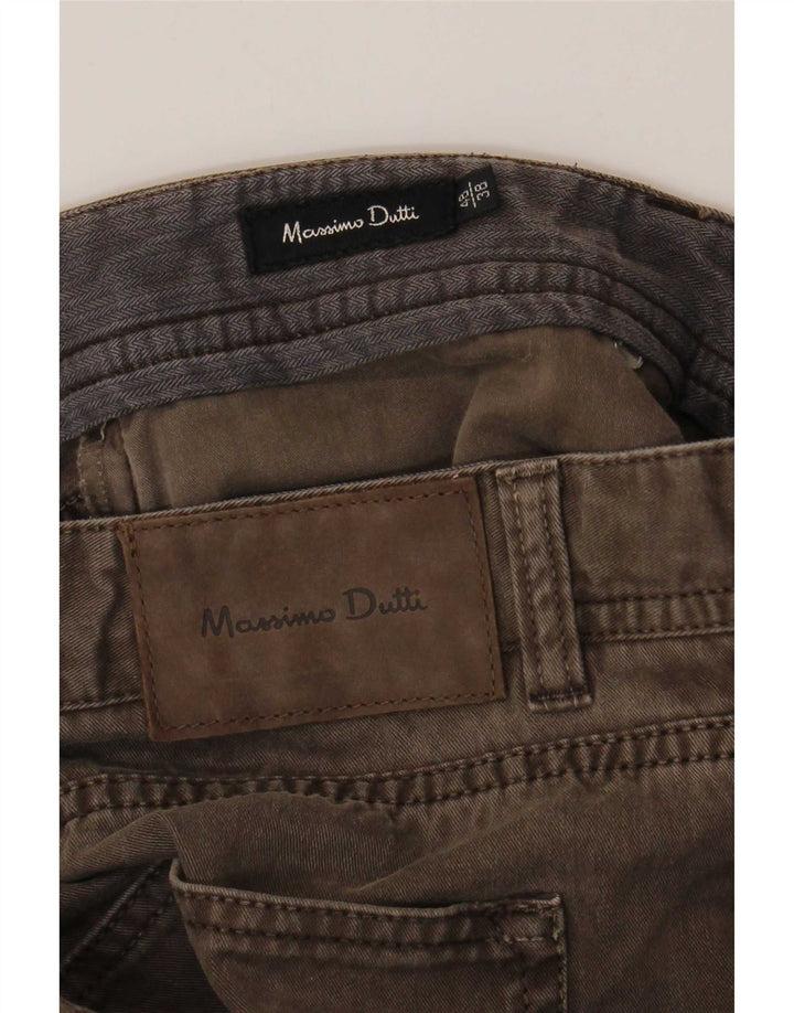 Massimo Dutti Vaqueros Rectos Hombre EU 48 XL W38 L29 Marrón