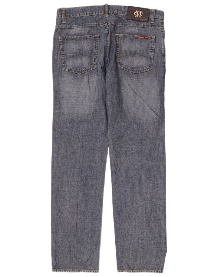 Marlboro Classics Vaqueros rectos para hombre W33 L32 Algodón azul