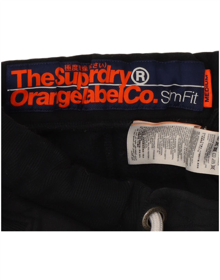 Superdry Pantalones de chándal para mujer Joggers UK 44 Medium Black Cotton