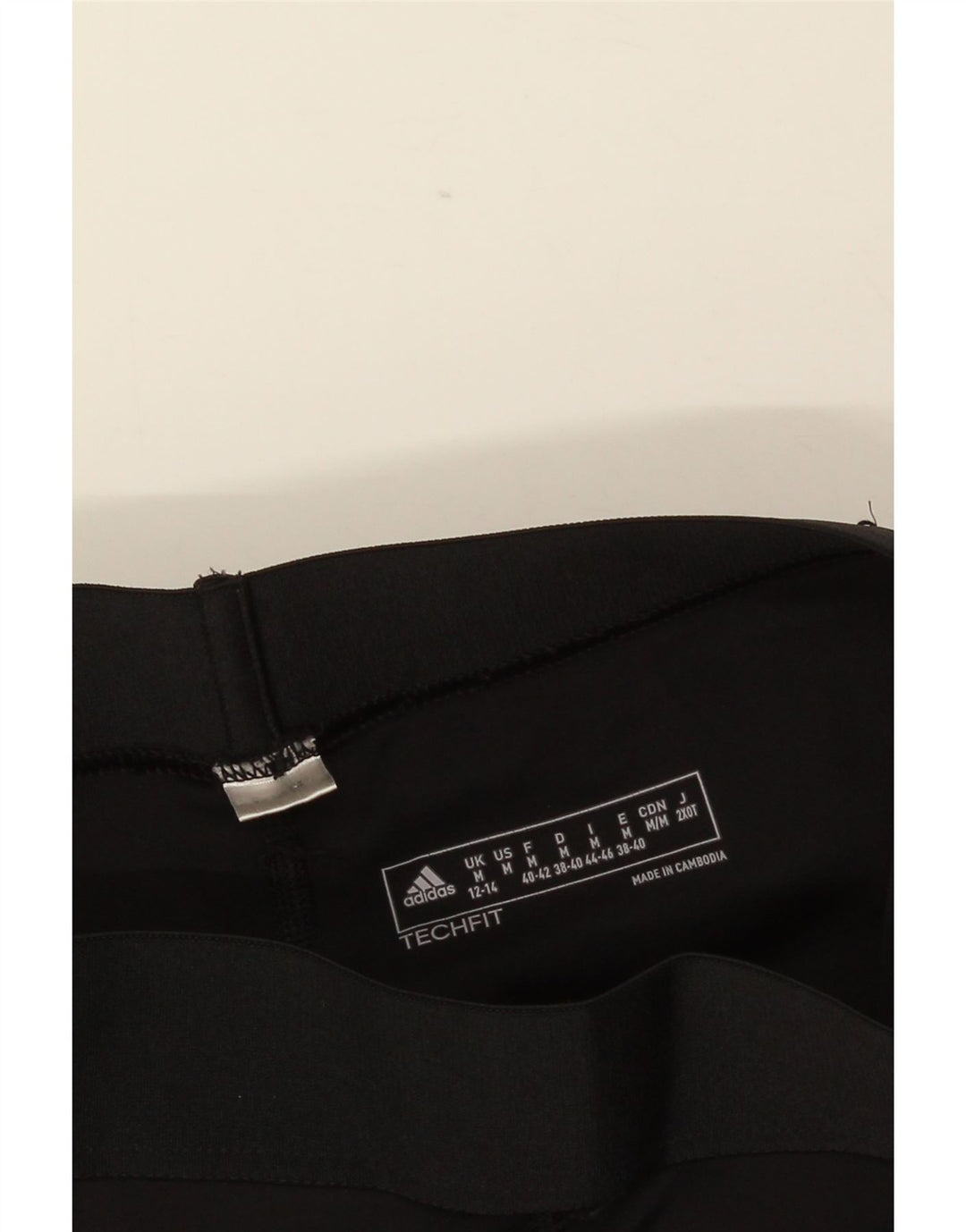 ADIDAS Leggings Capri Gráficos para Mujer Reino Unido 12/14 Mediano Negro